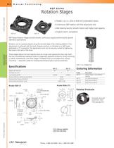 RSP Series Standard Performance Rotation Stages - 1