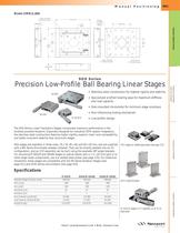 SDS Series Precision Low-Profile Ball Bearing Linear Stages - 1