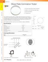 Shear Plate Collimation Tester - 1