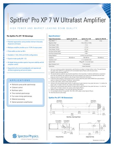 Spitfire® Pro XP 7 W Ultrafast Amplifier