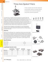 Three-Axis Spatial Filters - 1