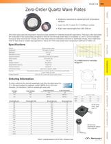 Zero-Order Quartz Wave Plates - 1