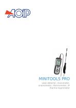 MINITOOLS PRO Leak detector, manometer, anemometer, thermometer, IR thermo-hygrometer