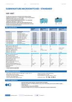 SUBMINIATURE MICROSWITCHES - STANDARD - Crouzet - PDF Catalogs ...