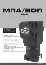 MRA/bdr lines Heavy duty, planetary to bevel, right-angle, servo gearbox-1