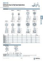 Soft And Flexible Suction Cups, MVS Series - 2