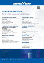 Breyer Extrusion lines program - 2