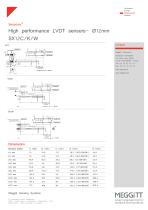 AC/AC LVDT SX12C/K/W series - 2