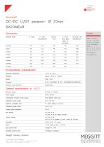 DC/DC LVDT SX20MER series - 3