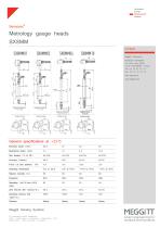 Metrology gauge head - SX8MM series - 2