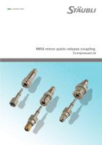 MRA Micro quick-release coupling - 1