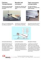 Movable belt conveyors - 1