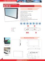 large and bartype solution - panel PC and monitor - 15