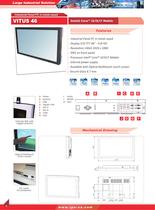 large and bartype solution - panel PC and monitor - 3