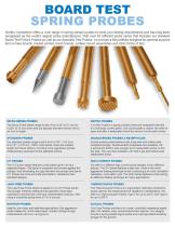 Board Test Spring Probe Catalogue - 2