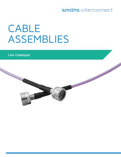 Cable Assembly Catalog (Semi-Rigid-Conformable-Flexible)