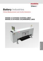 Battery Industry - Online control Cathode/Anode coating-1