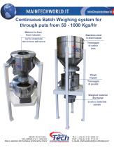 CONTINUOUS BATCH WEIGHTING /CONTROLLO PRODUZIONE IN CONTINUO - 1