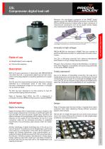 Compression digital load cell CDL – 30t - 1