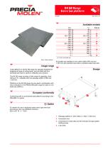 Low profile platform scale R4 SB Range - 1