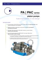 PA / PAC series pumps - 1