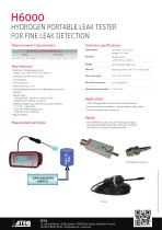 hydrogen leak detector | H6000-2