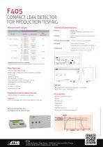 Leak test - Entry level : F 405-2