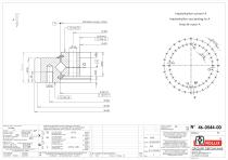 Precision roller slewing rings Compact Light with external gear-2