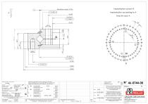 Precision roller slewing rings Compact Light with external gear-4