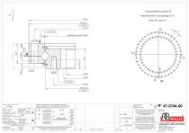 Precision roller slewing rings Compact Light with internal gear-4