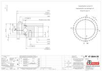 Precision roller slewing rings Compact Light with internal gear-5