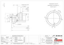 Precision roller slewing rings Compact Light without gear-2