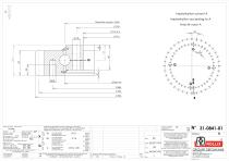 Slewing rings with square sections with external gear-5