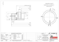 Slewing rings with square sections without gear-2