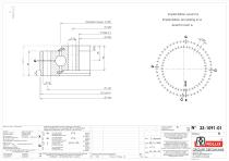 Slewing rings with square sections without gear-7