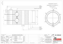 Specific slewing rings Double Row-Speed with internal gear-3