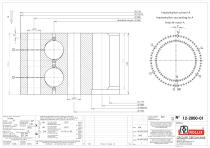 Specific slewing rings Double Row-Speed with internal gear-4