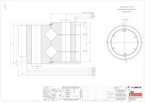 Standard crossed rollers Double row slewing rings with external gear-3