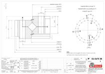 Standard crossed rollers Single row slewing rings with external gear-6