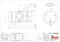 Standard crossed rollers Single row slewing rings with external gear-7