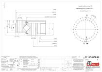 Standard crossed rollers Single row slewing rings with internal gear-3