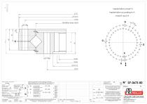 Standard crossed rollers Single row slewing rings with internal gear-4