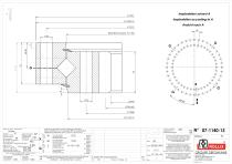 Standard crossed rollers Single row slewing rings with internal gear-8
