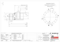 Standard crossed rollers Single row slewing rings without gear-2