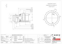 Standard crossed rollers Single row slewing rings without gear-3