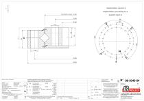 Standard crossed rollers Single row slewing rings without gear-4