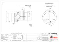Standard crossed rollers Single row slewing rings without gear-5