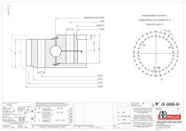 Standard single row ball slewing rings with external gear-6