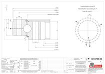Standard single row ball slewing rings with internal gear-6