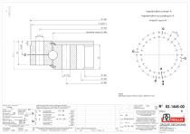 Standard single row ball slewing rings with internal gear thin sections-2